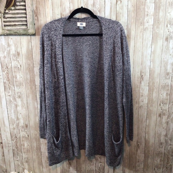 Old Navy Sweaters - Old Navy Blue and White Speckled Cardigan